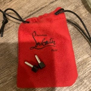 Christian louboutin black REPLACEMENT HEEL